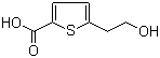 structure of CAS# 247128-25-2, 5-(2-Hydroxyethyl)-2-thiophenecarboxylic acid