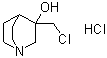 结构式 CAS# 247195-81-9, 3-(氯甲基)-3-奎宁环醇盐酸盐