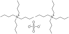 结构式 CAS# 2472-88-0, 四丁基硫酸铵; 四正丁基硫酸铵