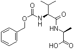Carbobenzoxy-L-valyl-L-alanine molecular structure (CAS 24787-89-1)