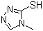 4-Methyl-1,2,4-triazole-3-thiol molecular structure (CAS 24854-43-1)