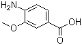 4-Amino-3-methoxybenzoic acid molecular structure (CAS 2486-69-3)