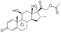 Icomethasone 21-Acetate molecular structure (CAS 24916-91-4)