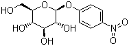 structure of CAS# 2492-87-7, 4-Nitrophenyl beta-D-glucopyranoside