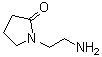 N-(2-氨基乙基)吡咯烷-2-酮分子结构 (CAS 24935-08-8)