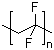 Polyvinylidene fluoride molecular structure (CAS 24937-79-9)