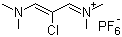 structure of CAS# 249561-98-6, 2-Chloro-1,3-bis(dimethylamino)trimethinium hexafluorophosphate;[(Z)-2-chloro-3-(dimethylamino)prop-2-enylidene]-dimethylazanium;hexafluorophosphate