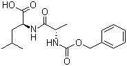 structure of CAS# 24959-68-0, N-(Benzyloxycarbonyl)-L-alanyl-L-leucine