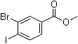 结构式 CAS# 249647-24-3, 3-溴-4-碘苯甲酸甲酯