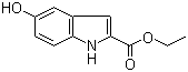 structure of CAS# 24985-85-1, Ethyl 5-hydroxyindole-2-carboxylate;Ethyl 5-hydroxy-1H-indole-2-carboxylate; 5-Hydroxyindole-2-carboxylic acid ethyl ester; 5-Hydroxy-1H-indole-2-carboxylic acid ethyl ester