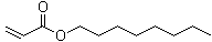 Octyl acrylate molecular structure (CAS 2499-59-4)