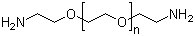 Polyethylene glycol diamine molecular structure (CAS 24991-53-5)