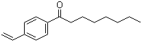 4-Octanoyl-1-vinylbenzene molecular structure (CAS 24993-87-1)