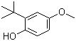结构式 CAS# 25013-16-5, 叔丁基-4-羟基苯甲醚; 丁基羟基茴香醚; 叔丁基对羟基茴香醚