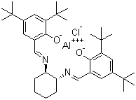 structure of CAS# 250611-13-3, (R,R)-N,N'-Bis(3,5-di-tert-butylsalicylidene)-1,2-cyclohexanediaminoaluminum chloride