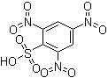 结构式 CAS# 2508-19-2, 2,4,6-三硝基苯磺酸