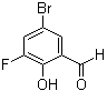 structure of CAS# 251300-28-4, 5-Bromo-3-fluoro-2-hydroxybenzaldehyde;5-Bromo-3-fluorosalicylaldehyde