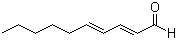 反式-2,4-癸二烯醛分子结构 (CAS 25152-84-5)