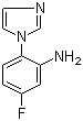 5-Fluoro-2-(1H-imidazol-1-yl)aniline molecular structure (CAS 251649-52-2)