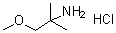 structure of CAS# 251660-96-5, 1-Methoxy-2-methylpropan-2-amine hydrochloride;2-Methoxy-1,1-dimethylethylamine hydrochloride