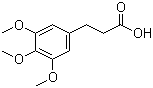 3,4,5-Trimethoxybenzenepropanoic acid molecular structure (CAS 25173-72-2)