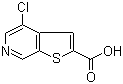 structure of CAS# 251996-86-8, 4-Chlorothieno[2,3-c]pyridine-2-carboxylic acid