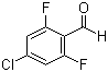 4-氯-2,6-二氟苯甲醛分子结构 (CAS 252004-45-8)