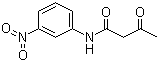 structure of CAS# 25233-49-2, N-(3-Nitrophenyl)-3-oxobutanamide
