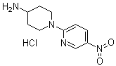 1-(5-Nitro-2-pyridinyl)-4-piperidinamine hydrochloride molecular structure (CAS 252577-84-7)