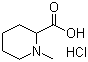 结构式 CAS# 25271-35-6, 1-甲基哌啶-2-羧酸盐酸盐