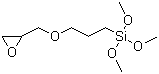 3-Glycidoxypropyltrimethoxysilane molecular structure (CAS 2530-83-8)