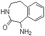 1-Amino-1,3,4,5-tetrahydro-2H-3-benzazepin-2-one molecular structure (CAS 253185-43-2)