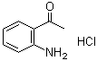 structure of CAS# 25384-14-9, 2'-Aminoacetophenone hydrochloride;o-Aminoacetophenone hydrochloride