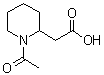 1-Acetyl-2-piperidineacetic acid molecular structure (CAS 25393-20-8)