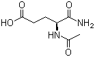 structure of CAS# 25460-87-1, N-Acetyl-L-isoglutamine;(S)-4-(Acetylamino)-5-amino-5-oxopentanoic acid; L-4-Acetamidoglutaramic acid