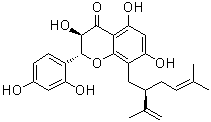 Kushenol X molecular structure (CAS 254886-77-6)