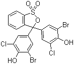 Bromochlorophenol Blue molecular structure (CAS 2553-71-1)