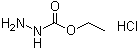 肼基甲酸乙酯单盐酸盐分子结构 (CAS 25544-75-6)