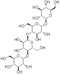 alpha-D-Glucopyranosyl O-alpha-D-glucopyranosyl-(1→4)-O-alpha-D-glucopyranosyl-(1→4)-alpha-D-glucopyranoside molecular structure (CAS 25545-20-4)