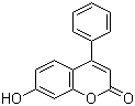 7-羟基-4-苯基香豆素分子结构 (CAS 2555-30-8)