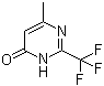 structure of CAS# 2557-79-1, 6-Methyl-2-(trifluoromethyl)pyrimidin-4(3H)-one;NSC 53586