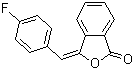 3-[(4-Fluorophenyl)methylene]phthalide molecular structure (CAS 2558-18-1)