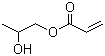 Hydroxypropyl acrylate molecular structure (CAS 25584-83-2)