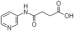 结构式 CAS# 25604-13-1, N-(3-吡啶基)丁酰胺酸