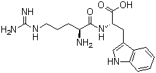 L-Arginyl-L-tryptophan molecular structure (CAS 25615-38-7)