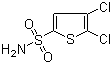 结构式 CAS# 256353-34-1, 2,3-二氯噻吩-5-磺酰胺