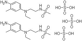 2-[(4-Amino-3-methylphenyl)ethylamino]ethyl sulfate molecular structure (CAS 25646-71-3)