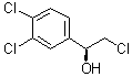 structure of CAS# 256474-24-5, (alphaS)-3,4-Dichloro-alpha-(chloromethyl)benzenemethanol