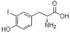 3-Iodo-D-tyrosine molecular structure (CAS 25799-58-0)
