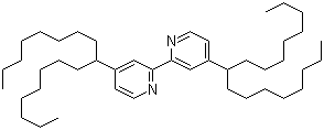 4,4'-二(1-辛基壬基)-2,2'-联吡啶分子结构 (CAS 258262-75-8)